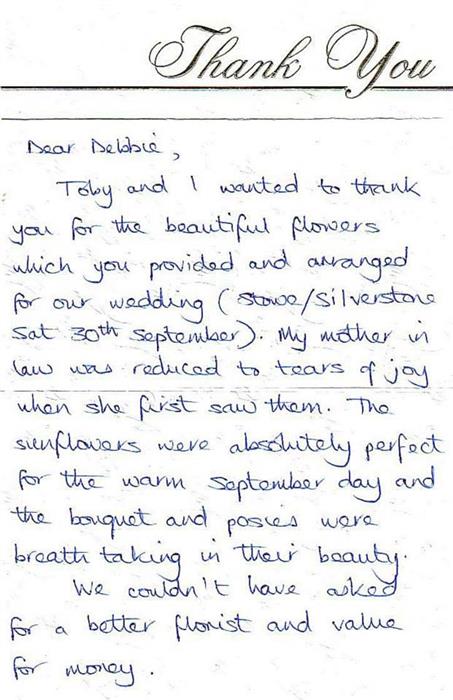 Portrait wedding flowers or card from The Flower Bee