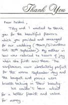 Portrait wedding flowers or card from The Flower Bee